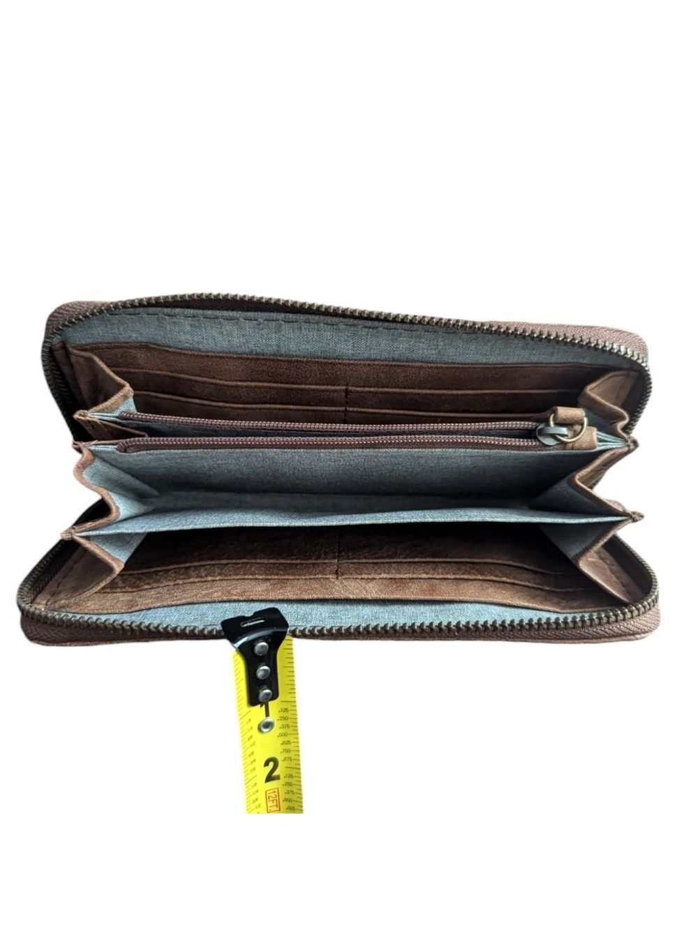 Roots Tribe Zip Around Clutch - Picture 3 of 10